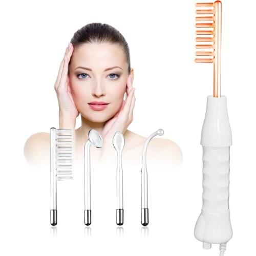 4 In1High Frequency Skin Beauty Device Machine w/Neon–Anti-Aging-Skin Tightening-Wrinkle Reducing-Dark Circles–Blemish Control