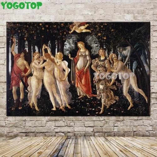 Famous painting diy diamond painting woman diamond mosaic 5D spring cross stitch wall art angel embroidery decor gift YY4857