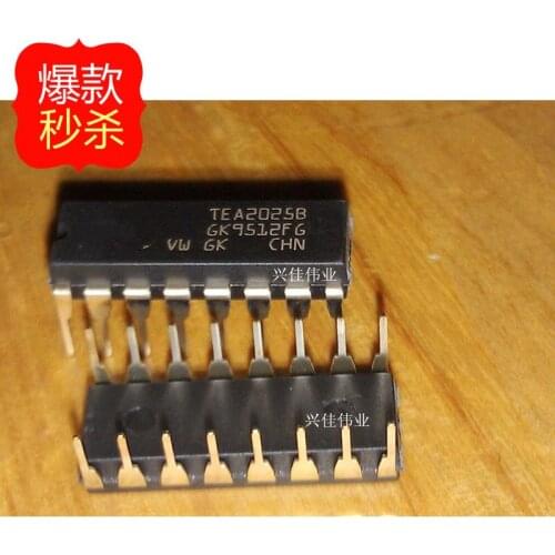 10PCS New original authentic TEA2025B DIP16 single audio power amplifier