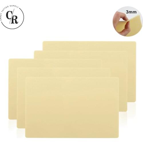 2/3/5PCS 20*30*0.3cm Tattoo Practice Fake Skin Blank Double Sides Tattoo Practice Skin for Permanent Makeup Tattoo Supplies