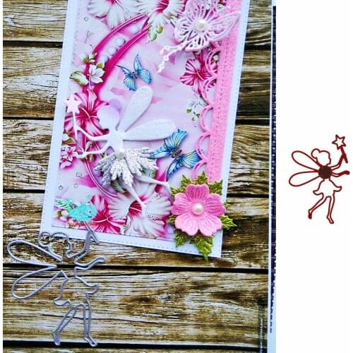 Angel girl metal cutting dies cut die mold New Scrapbook paper craft knife mould blade punch stencils dies