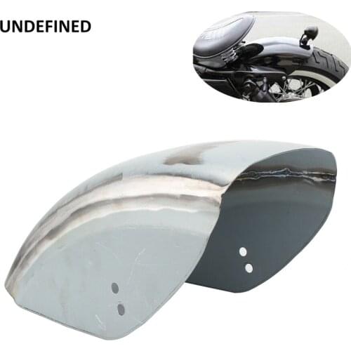 Rear Fender Mudguard Roughcast Mud Guard Steel Unpainted for Harley Sportster 48 72 Iron 883 1200 XL Bobber Chopper Universal