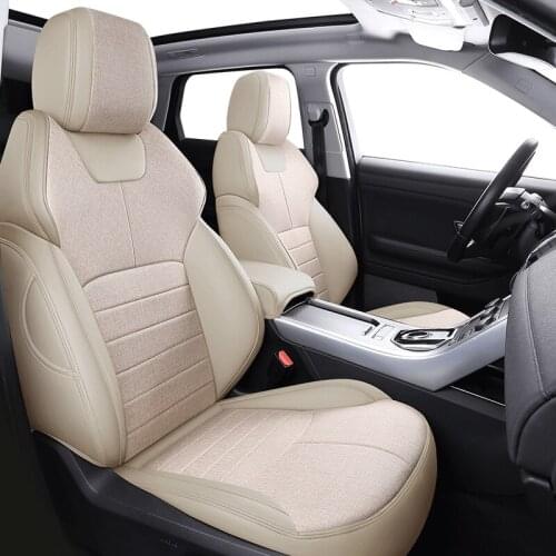 FeKoFeKo Custom Car Seat Covers For NISSAN TIIDA LIVINA C-GEAR LIVINA Note March Murano Car Seat Protector Auto Accessories