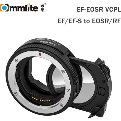 Commlite EF-EOSR VCPL AF Mount Adapter ring For Canon EF/EF-S Lens to EOSR/RF Camera with Variable CPL for R5 R6