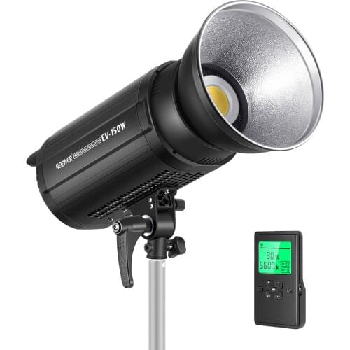 Neewer Bi-Color LED Video Light, Continuous Lighting, CRI 95+,TLCI 95+ with 2.4G Remote Control,Bowens Mount for Video Recording