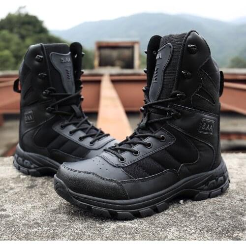 2019 Winter Army Boots Mens Military Desert Boot Shoes Men High Top Breathable Snow Ankle Combat Boots Botas Tacticos Zapatos