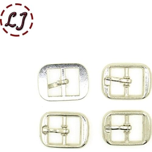 New 30pcs/lot 12mm width silver small Square alloy metal shoes bags Belt Buckles DIY Accessory Sewing XK065
