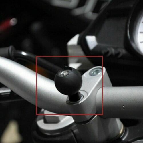 New Motorcycle Handlebar Clamp Base W/ 1" Ball & M8 Screw RAM Mounts Moto Phone Holder Motorcycle Equipments & Parts