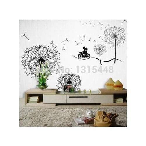 Custom 3d wallpaper Contracted sitting room bedroom TV setting wall paper wallpaper large murals fashion dandelion