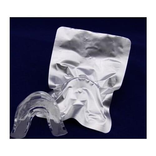 Portable and easy use 44%CP teeth whitening gel pre-filled teeth whitening mouth tray,Gel prefilled mouth trays