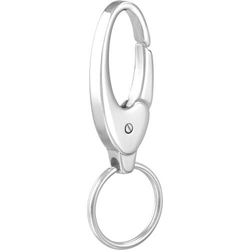 IJK0040 Strong Wire Blank Stainless Steel Key Ring Clasps
