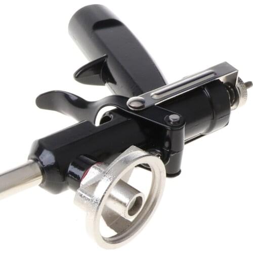 Professional Plastic Metal Polyurethane Manual Foam Expanding Spray Gun For Glass Sealant