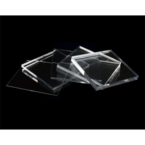 Clear Plexiglass Sheet Cutter Transparent Plastic Sheet Acrylic Board 2mm 3mm 4mm 5mm 10mm Thickness 100*100mm Acrylic Block