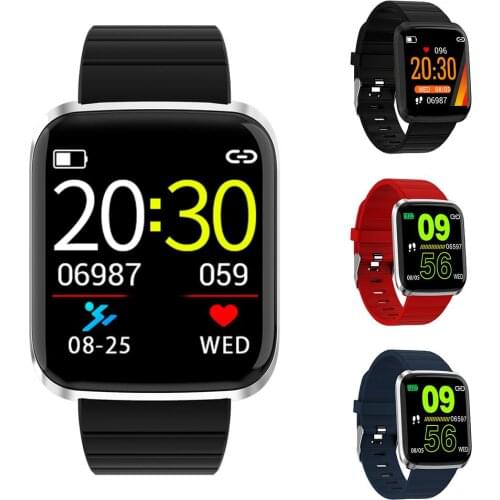 Hot Sale TFT Screen Alarm Heart Rate Health Monitor Waterproof Sport Smart Watch Bracelet