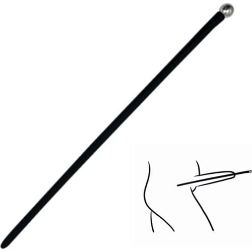 Special design silicone Metal head water flowing man penis plug stick catheter urethral sound dilators male sex toys