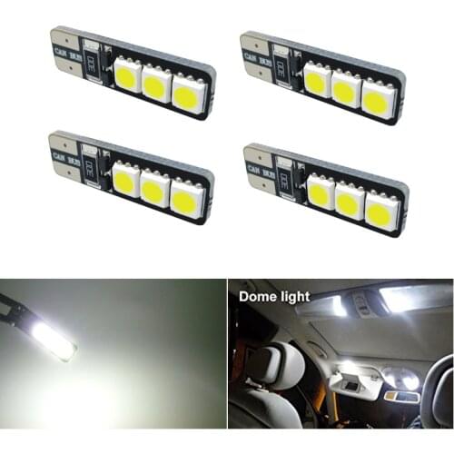 W5W T10 LED Canbus Bulb Car Interior Dome Map Reading Lights For Toyota Avensis T25 Wish Camry 40 Corolla 2005 Yaris 2008 Tundra