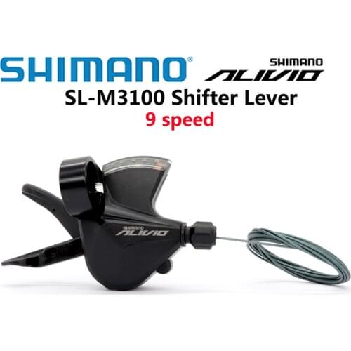 SHIMANO Alivio 9 speed SL M3100 Right Rapidfire Plus Shifting Lever Clamp Band 9v MTB Bike shifter