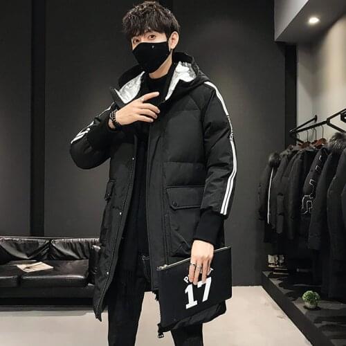 Winter Hooded Down Jackets 60% White Duck Down Outdoor Thicken Fashion Warm Long Coats Windbreaker Parkas