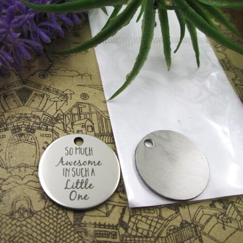 20pcs--"So much awesome in such a little one"stainless steel charms 5 styles for choosing DIY Charms for necklace bracelets