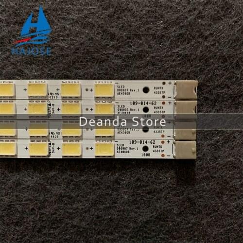 4pcs LED strip 43leds For Sony KDL-40EX700 KDL-40NX705 40" TV RUNTK 4335TP SLED 090907 REV.1 AE4060B LK400D3LA8S KDL-40NX700