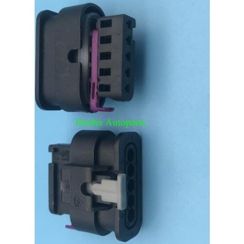 5/10/20/50/100 pcs 5p waterproof auto connectors female 1-1718806-1 4F0 973 705 MAF MASS air flowmeter sensor electric connector