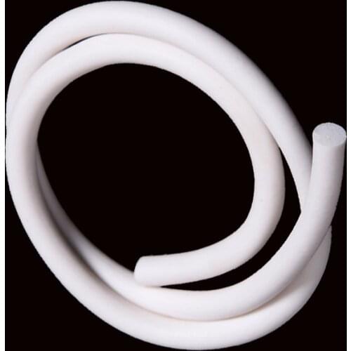 5m diameter 3-20mm round EPDM rubber foaming sealing strip O type penetrating car door soundproof sealing strip white foam