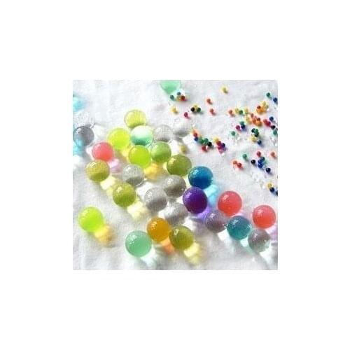 600 Particles) Colorful Magic Nutrient Moisturizing Crystal Water Jelly Mud Soil Beads BallsVase Decorator for Plant Growing