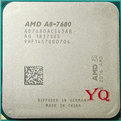 AMD A8-Series A8-7680 A8 7680 3.5GHz Quad-Core Desktop CPU Processor L2=2M 45W DDR3 Socket FM2