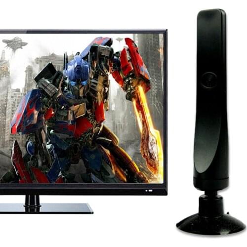 DVB-T Antenna Indoor Signal Digital TV Antenna Amplifier Booster Black Digital Freeview 12 dBi DVB-T Antenna For DVB-T TV HDTV