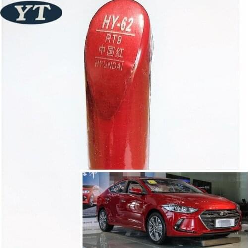 Car scratch repair pen, auto paint pen RED color for Hyundai IX35 IX25 Elantra Accent I30 Verna Tucson Sonata Santafe
