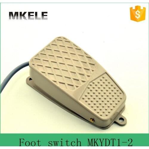 Free Shipping Foot Switch New Electric Power SPDT FootSwitch Pedal Momentary Control From China Factory MKYDT1-2