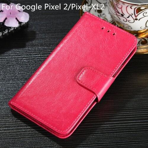 Phone Case For Google Pixel 2 Pixel-XL2 High Quaity Pu leather Retro Wallet Flip Cover Magnetic Fashion Case For Google Pixel 2