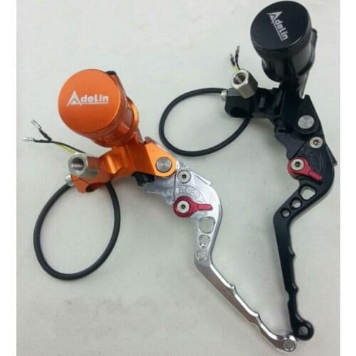 CNC aluminium upgrade 7/8"e-bike brake clutch levers universal motorcycle brake master cylinder automatic power 3 colors