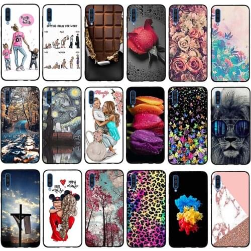 For Samsung Galaxy A50 A 50 SM-A505F Case Soft Silicone TPU Coque For Samsung A50 A 50 A505F Cover Cartoon Capa Shell Funda