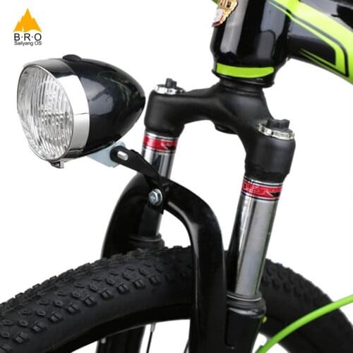 Old Fashion Bicycle Lights 3 LED MTB Light Bike Headlamp Cycling Headlight Flashlight Safety Warning Light MTB Bike Accessories