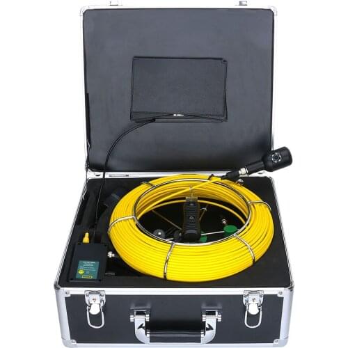 7inch 50M 1080P HD Dual Camera Lens Drain Sewer Pipeline Industrial Endoscope Pipe Inspection Video Camera