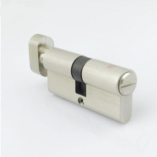Brass Door Lock Room Toilet 70 80MM BK Cylinder Lock Fitting Free Lock Hardware Lock Bathroom Cylinder No Key