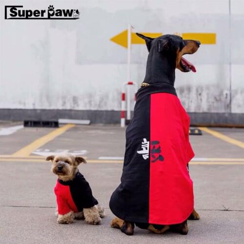 Fashion Dog Summer T-shirt Vest Clothes Pet Puppy Hoodie Parent-Child Outfit Doberman Teddy cat For Small Large Dogs TLC01