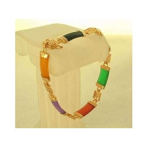 FASHION CHARMING COLORFUL BRACELET AAA style Fine jade Noble 100% Natural jade