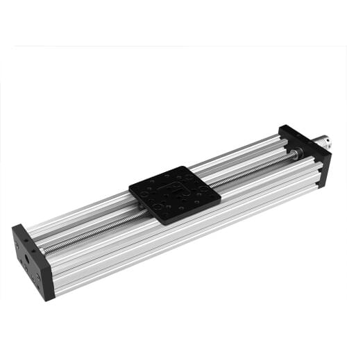 4080U 8mm 250mm/300mm/350mm400mm/450mm Stroke Aluminium Profile Z-axis Screw Slide Table Linear Actuator Kit for CNC Router New