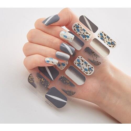 Patterned Nails With Creative Nail Polish Nails Art Decoration Foil Nail Art Stickers 2020 Sticker For Nails Nail Polish Sticker