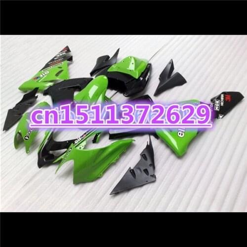 Fairings FOR KAWASAKI NINJA ZX10R 04-05 Green black ZX 10R 04 05 ZX-10R 10 R 2004 2005 ABS fairing kits D