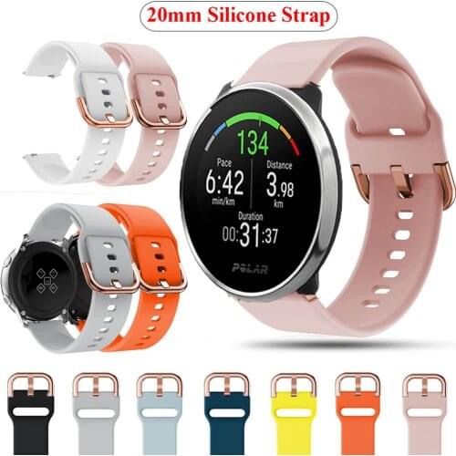 Wrist Strap For Huami Amazfit GTS 2/2e Mini/GTR 42 Silicone Band For Polar Ignite Unite 2 Replacement Bracelet Watch Accessories