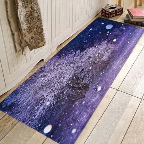 Christmas Rug 3D RUG Hallway Carpets and Rugs for Bedroom Living Room Carpet Kitchen Bathroom Anti-Slip Floor Mats 3D Mat