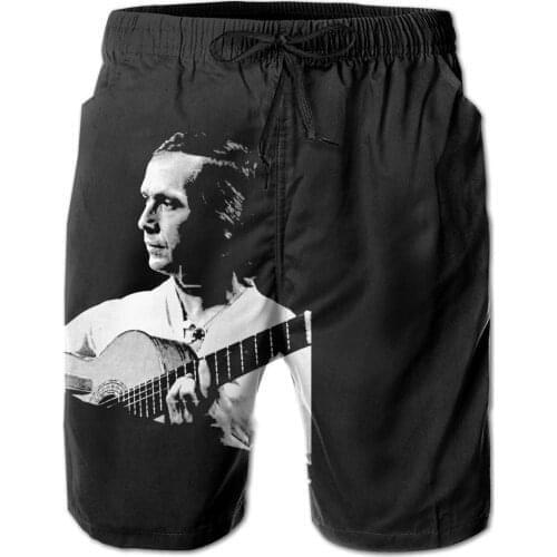 Summer Men Causal Shorts Breathable Quick Dry Humor Graphic R228 Loose Paco De And Lucia 2by TheFabulaShopkg Pants