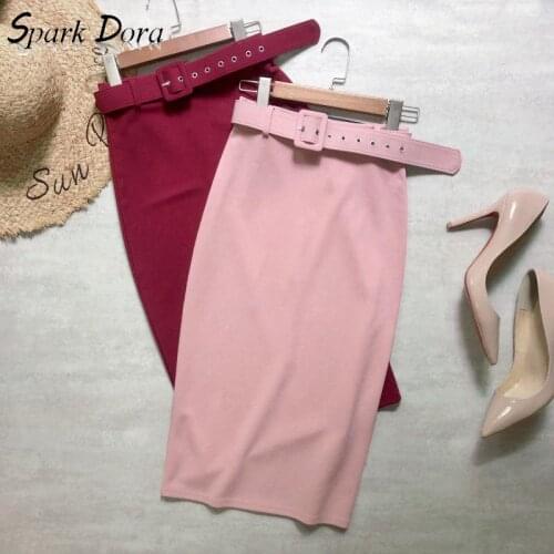 Юбки-карандаши с разрезом SparkDora China At AliExpress