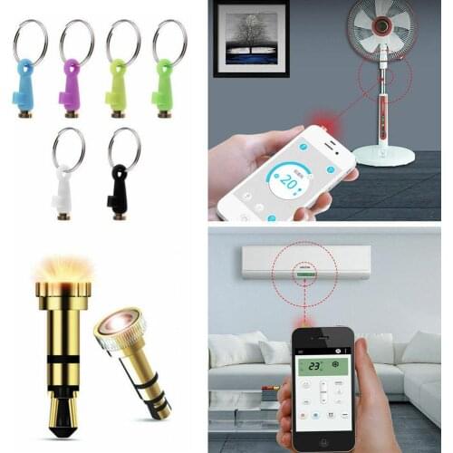 Smart IR Home TV BOX DVD Fan Remote Control Infrared Mobile Universal Switch Air Conditioner Mini Wireless 3.5mm For IPhone