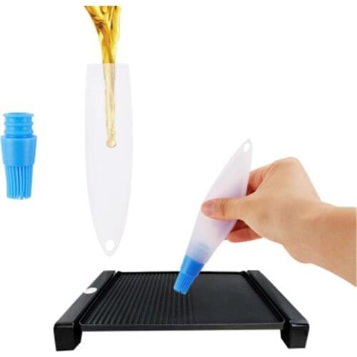Thicken Oil Bottle Silicone Brush Cuisine Cake Baking Barbecue Sweep BBQ High Temperature Easy To Clean Convenient High Quality