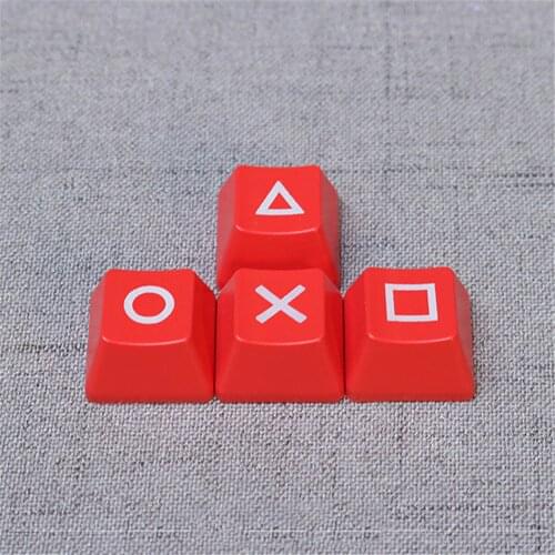 Mechanical Keyboard Replacement Shine-Through Arrow Direction Key Caps Modify Accessories for PSP for PS4 Repair Kits