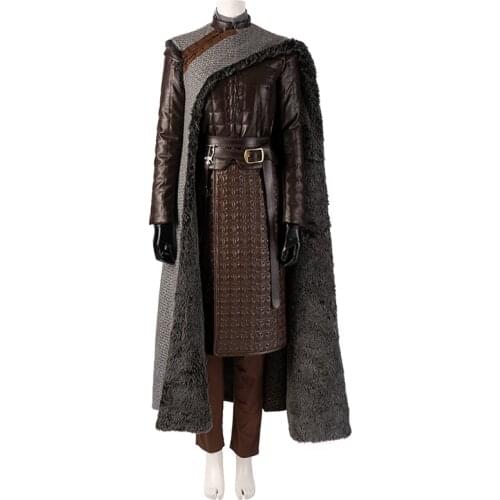 Costume Melisandre Arya Stark Costume Cosplay Adult Halloween Christmas Faux Leather Women Sets
